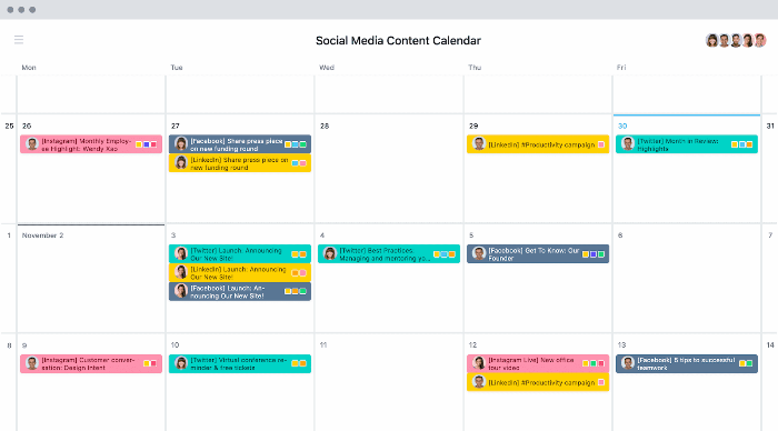 30 day social media plan