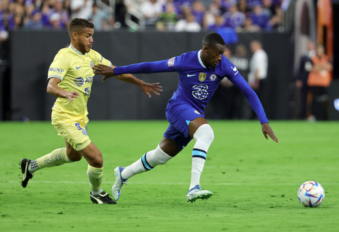 a soccer game